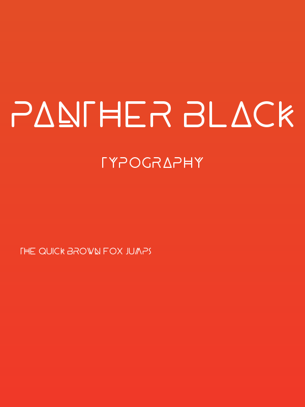 Panther Black Poster
