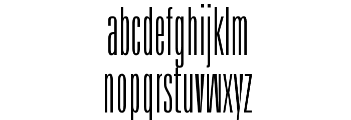 Panther Font LOWERCASE