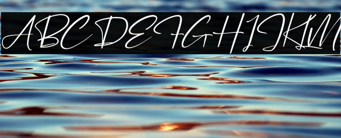 Pantherdam Signature Italic Example 3