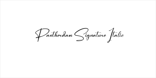 Pantherdam Signature Italic Logo