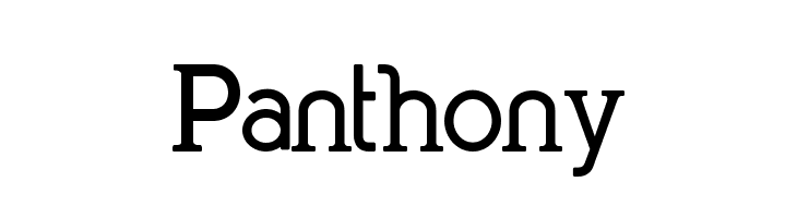 Panthony  Free Fonts Download