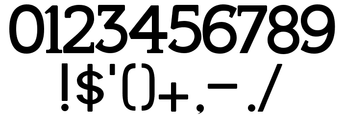 Panthony Font OTHER CHARS