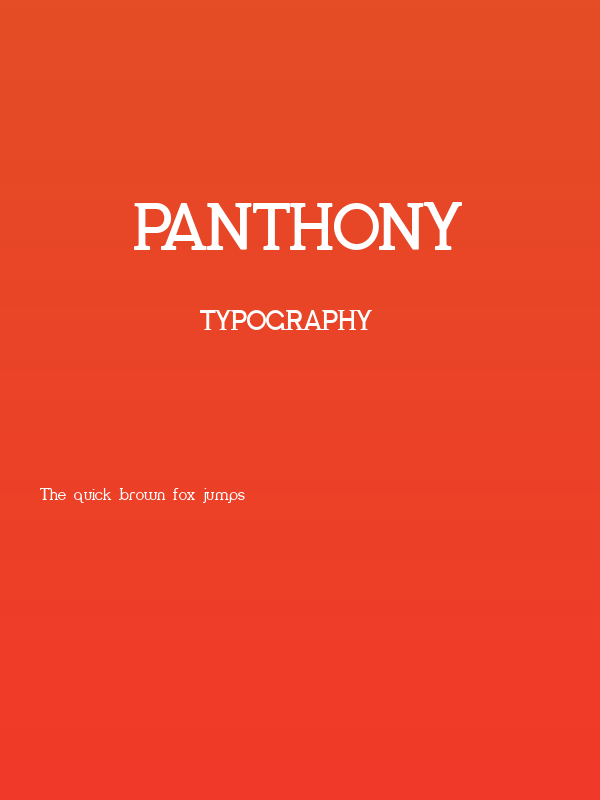 Panthony Poster