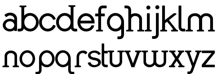 Panthony Font LOWERCASE