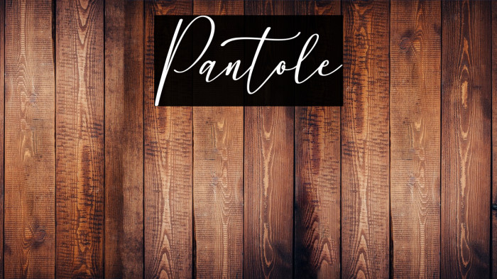 Pantole Example 3