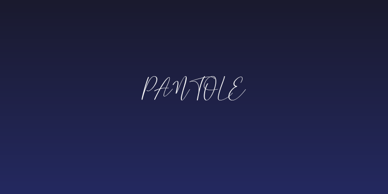 Pantole Social Header