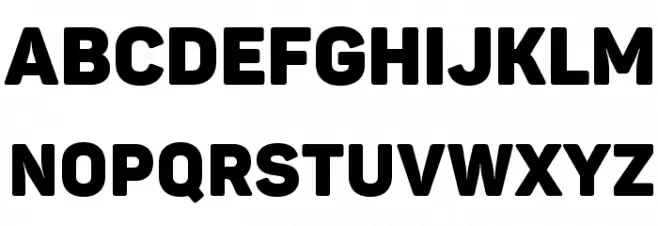 Panton Black Caps خط أحرف صغيرة