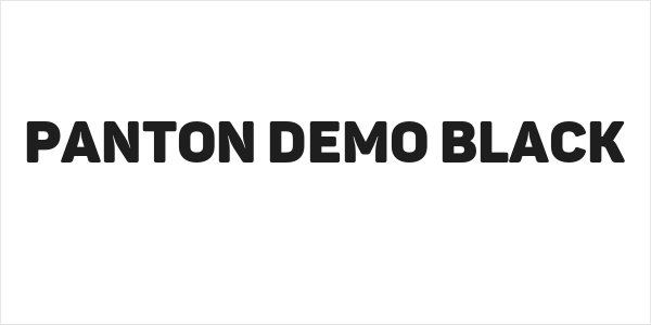 Panton Demo Black Logo