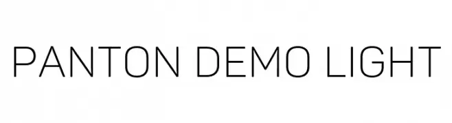 Panton Demo Light  免费字体下载