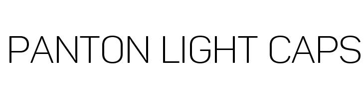 Panton Light Font FFonts.net