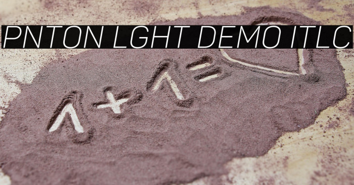 Panton Light Demo Italic Example 2