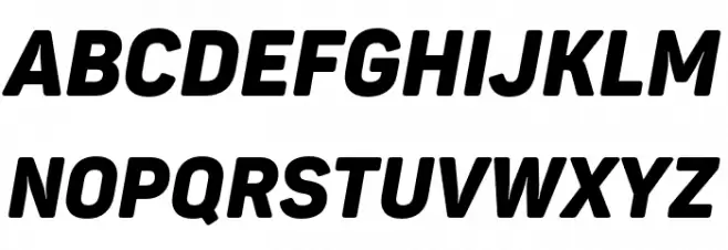 Panton Narrow Demo Black Italic Fuentes MAYÚSCULAS