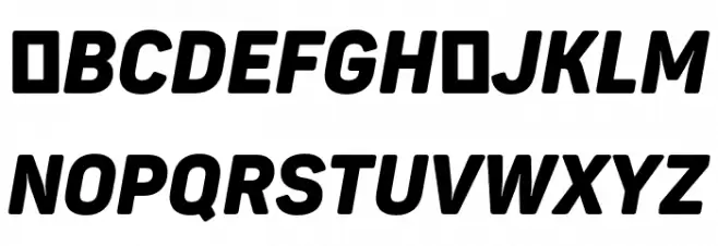 Panton Narrow Demo Black Italic フォント 小文字