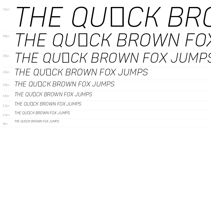 Panton Narrow Demo Light Italic Waterfall