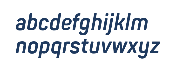 Panton Narrow-Trial Bold Italic Lowercase