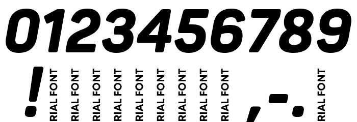 Panton Narrow-Trial ExtraBold Italic Font OTHER CHARS