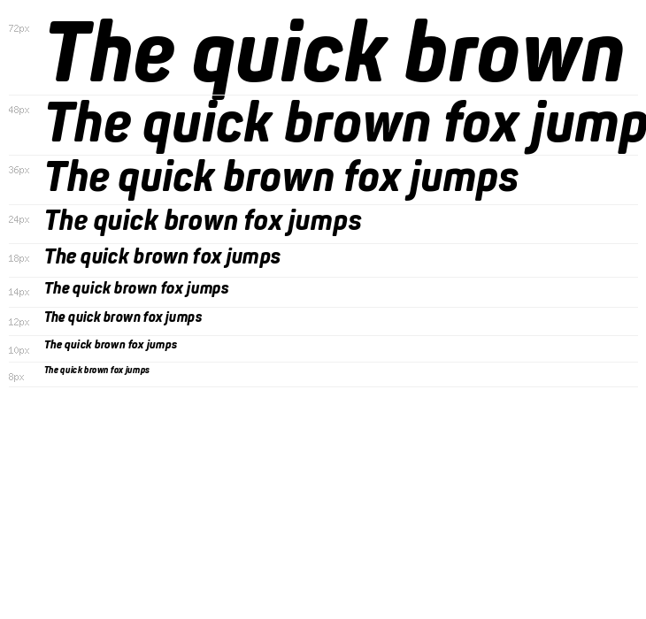 Panton Narrow-Trial ExtraBold Italic Waterfall