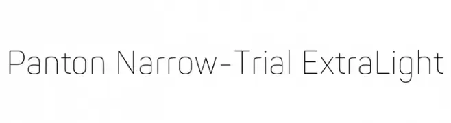 Panton Narrow-Trial ExtraLight 