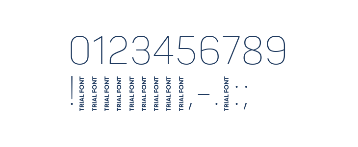 Panton Narrow-Trial ExtraLight Other Characters