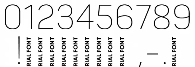 Panton Narrow-Trial ExtraLight Font OTHER CHARS