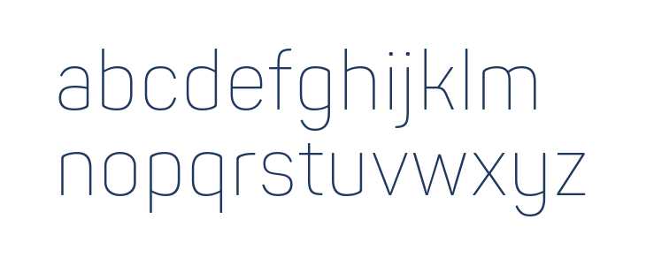 Panton Narrow-Trial ExtraLight Lowercase