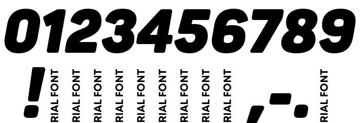 Panton Narrow-Trial Heavy Italic Font OTHER CHARS