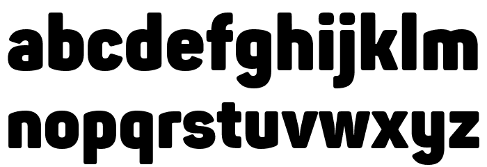 Panton Narrow-Trial Heavy Font LOWERCASE