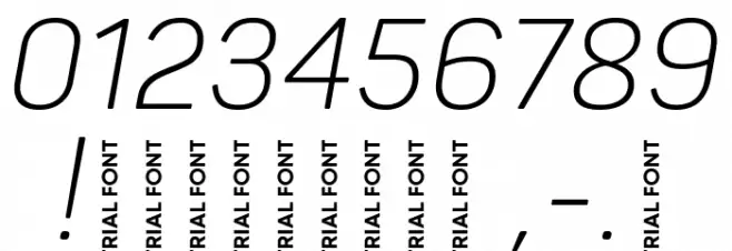 Panton Narrow-Trial Light Italic Font OTHER CHARS