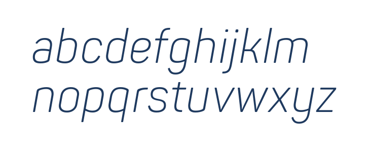 Panton Narrow-Trial Light Italic Lowercase