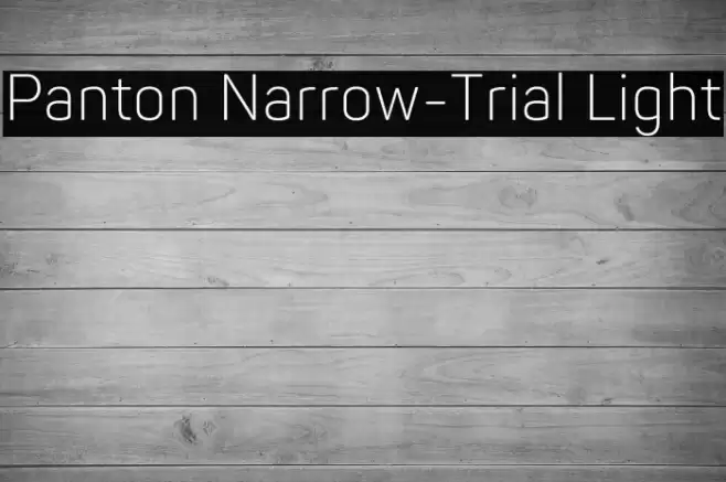Panton Narrow-Trial Light Font examples