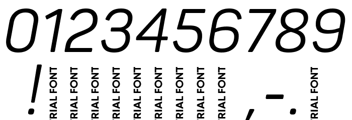 Panton Narrow-Trial Regular Italic Font OTHER CHARS