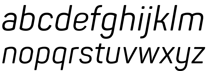Panton Narrow-Trial Regular Italic Font LOWERCASE