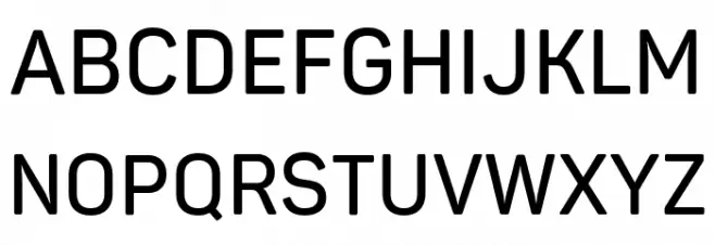 Panton Narrow-Trial SemiBold Schriftart Groß