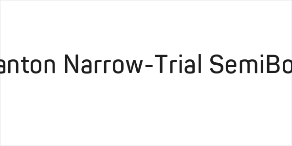 Panton Narrow-Trial SemiBold Logo