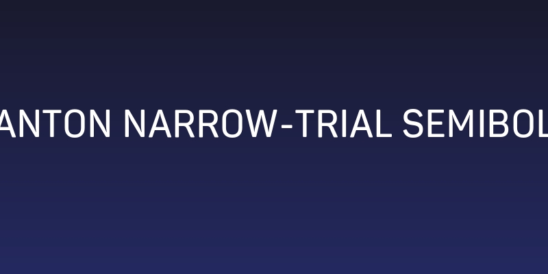 Panton Narrow-Trial SemiBold Social Header