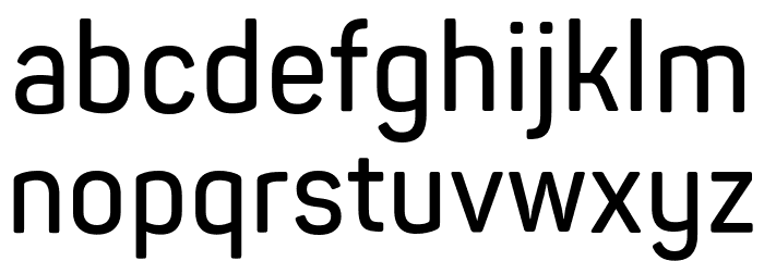 Panton Narrow-Trial SemiBold Font LOWERCASE