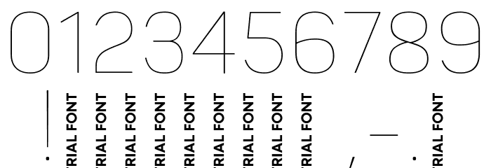 Panton Narrow-Trial Thin Font OTHER CHARS