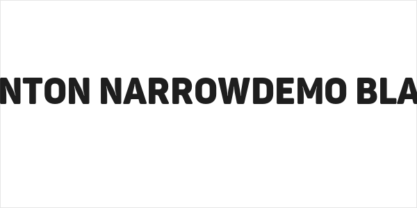 Panton NarrowDemo Black Logo