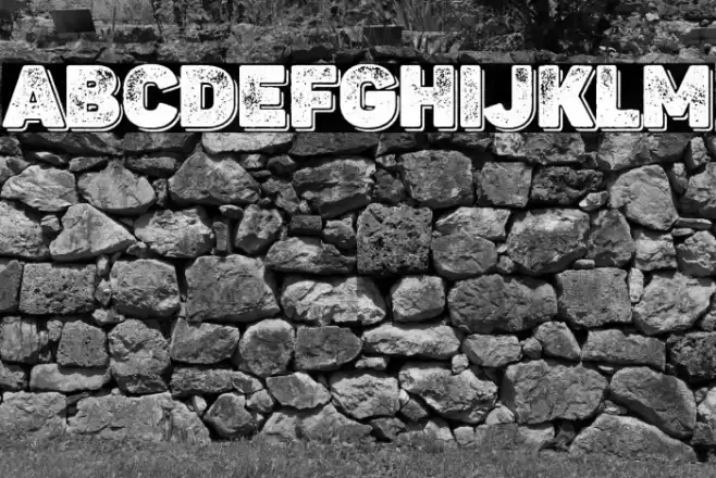 Panton Rust Heavy Grunge Shadow Font examples