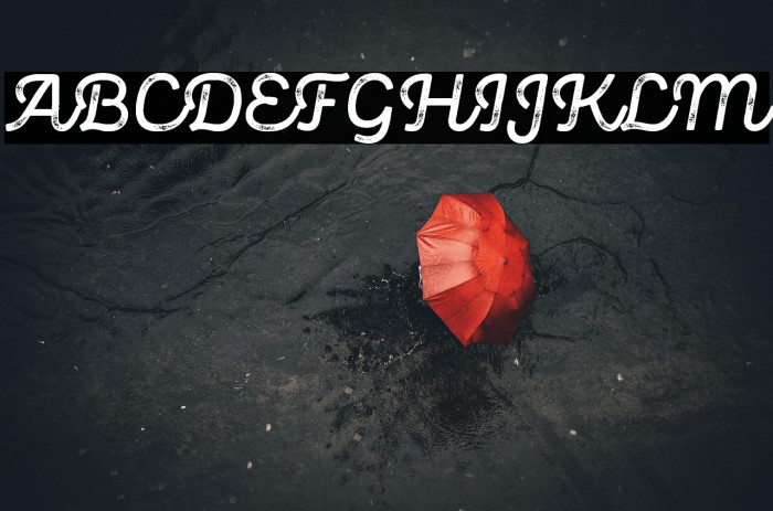 Panton Rust Script SemiBold Grunge Example 1