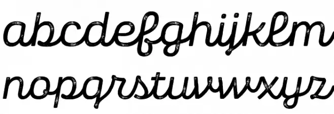 Panton Rust Script SemiBold Grunge Fuentes MINÚSCULAS