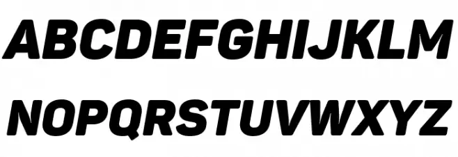 Panton-Trial Black Italic Polices MAJUSCULES