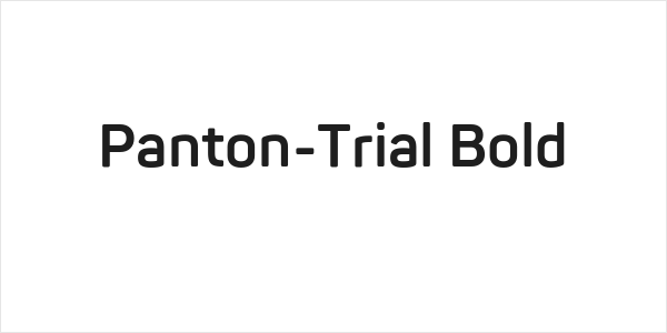 Panton-Trial Bold Logo