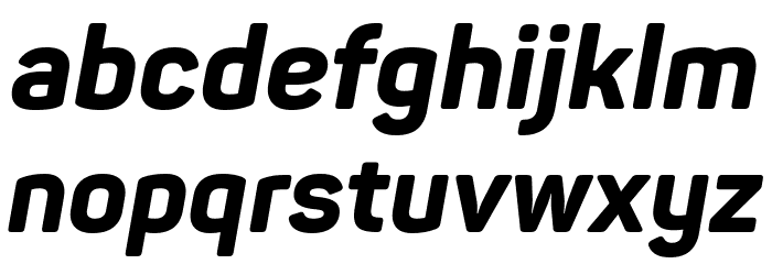 Panton-Trial ExtraBold Italic Font LOWERCASE