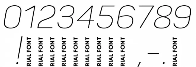 Panton-Trial ExtraLight Italic Font OTHER CHARS