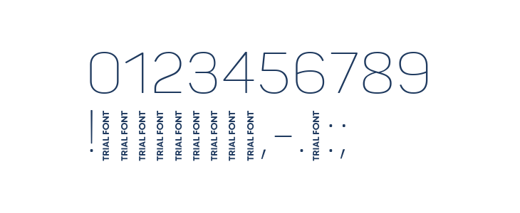 Panton-Trial ExtraLight Other Characters