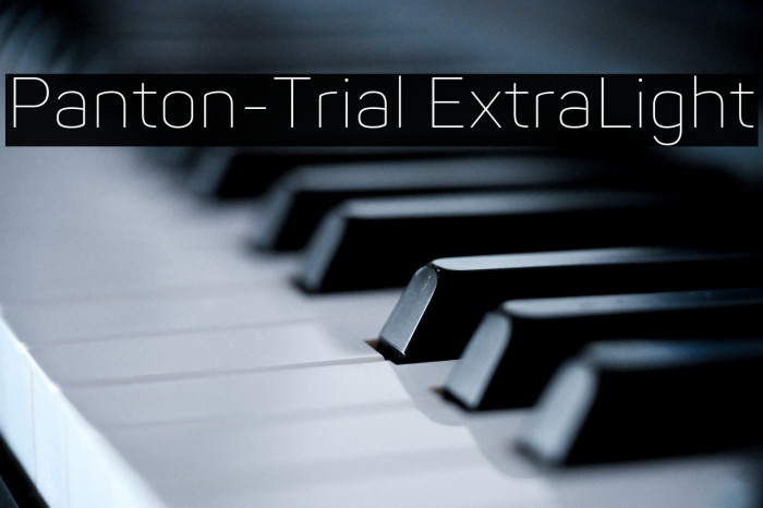 Panton-Trial ExtraLight Example 2