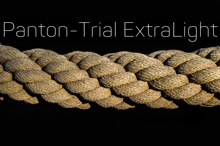 Panton-Trial ExtraLight Example 3
