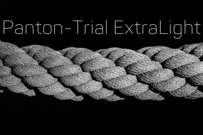 Panton-Trial ExtraLight Font examples