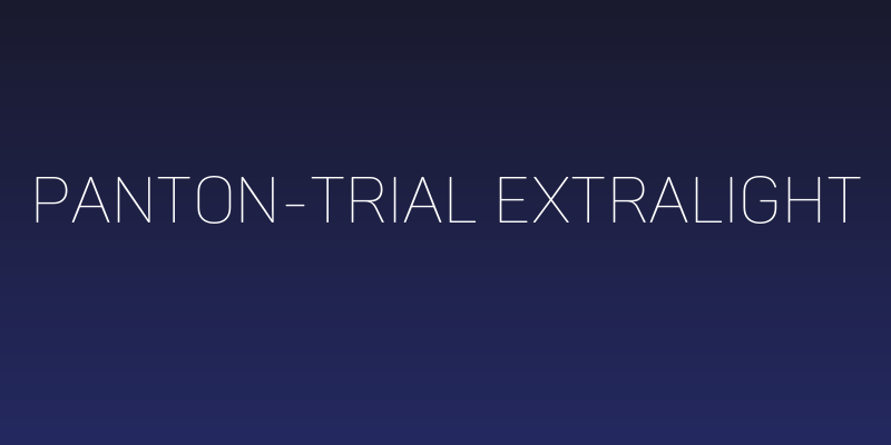 Panton-Trial ExtraLight Social Header